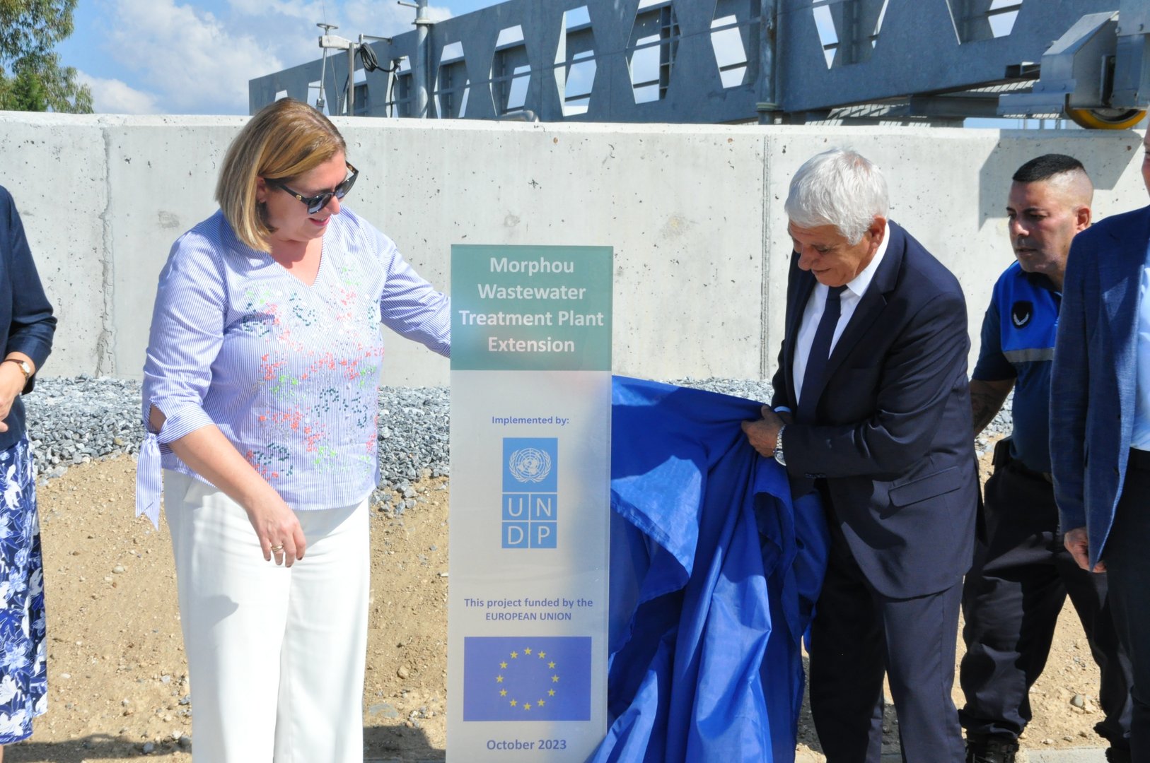 image EU-funded Morphou wastewater treatment plant inaugurated