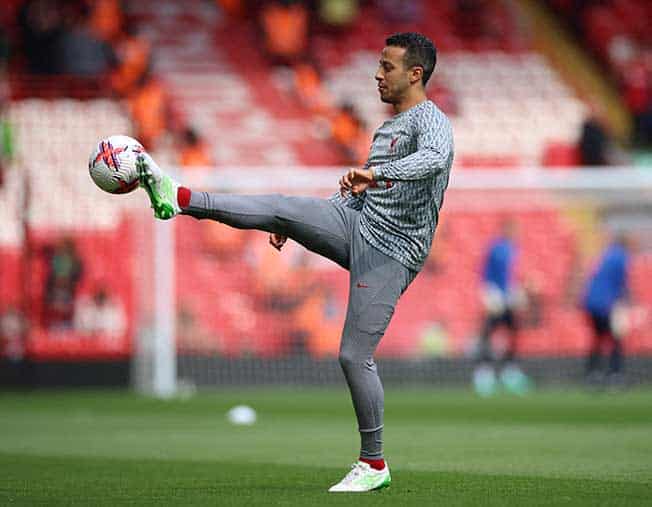 image Liverpool&#8217;s Thiago still out, club&#8217;s thoughts with Diaz