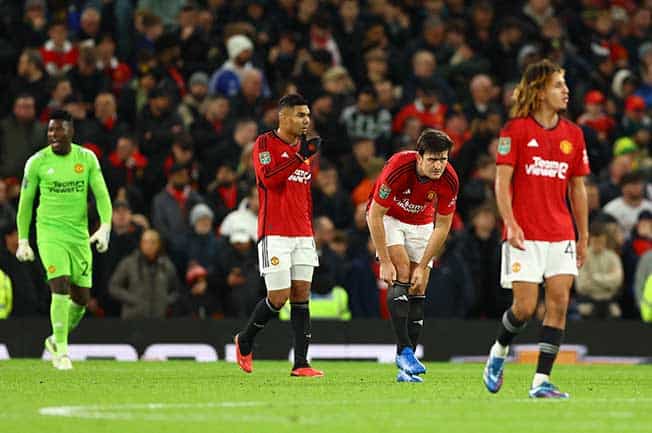 image Man United booed off after Newcastle loss, West Ham knock out Arsenal