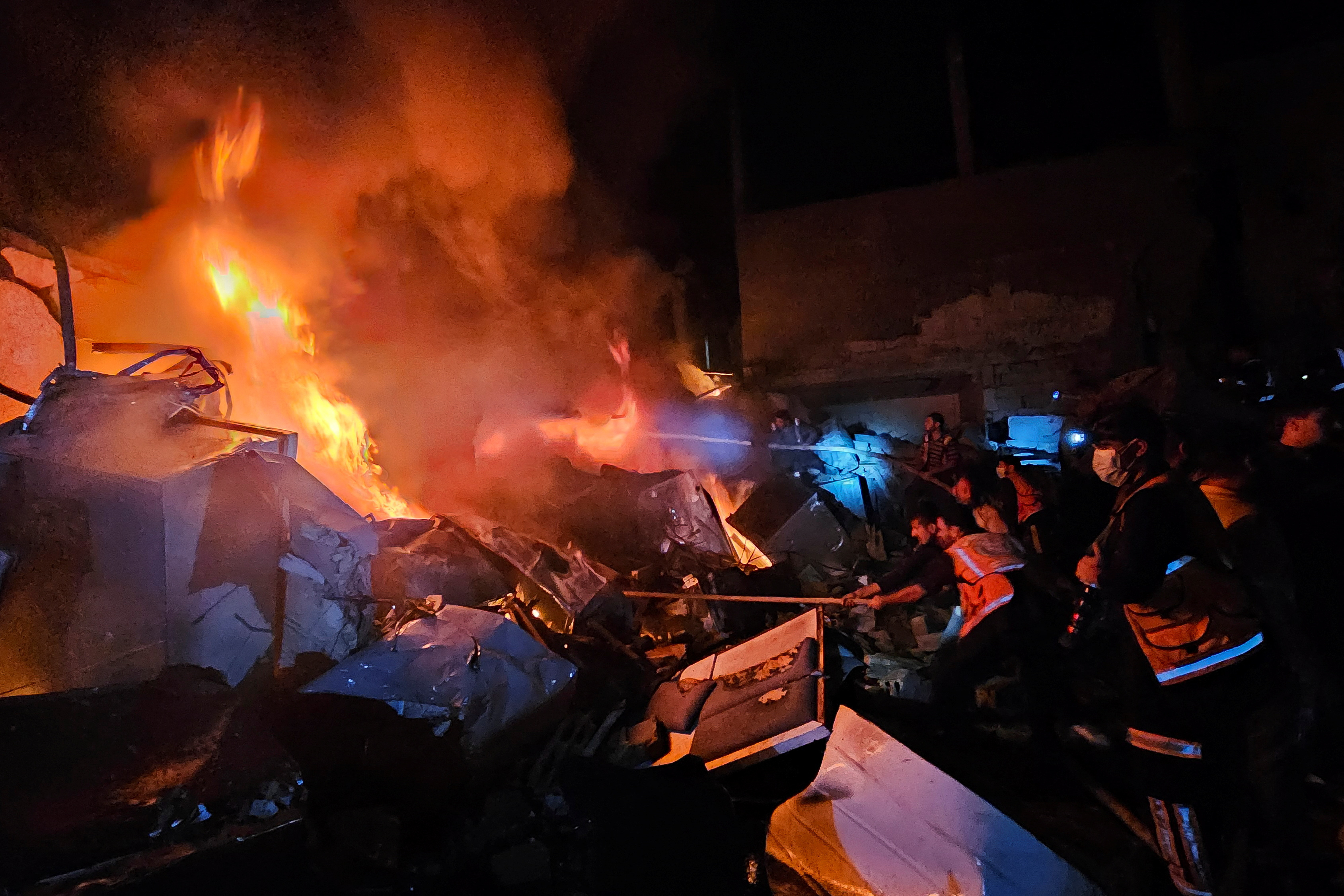 image Palestinian media says Israeli strike kills 51; Arab world, US split on ceasefire