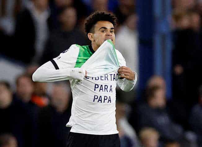 image Emotional Diaz goal rescues draw for Liverpool against lowly Luton