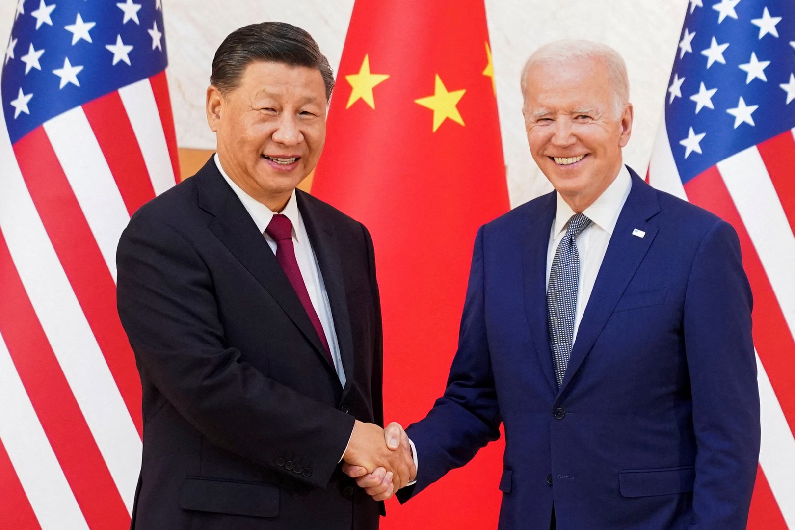 image Biden, Xi meet hoping to ease friction between the two adversarial superpowers