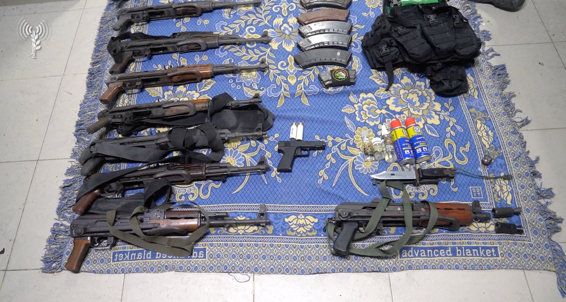 image Hamas command centre, weapons found at Gaza hospital, Israeli military says