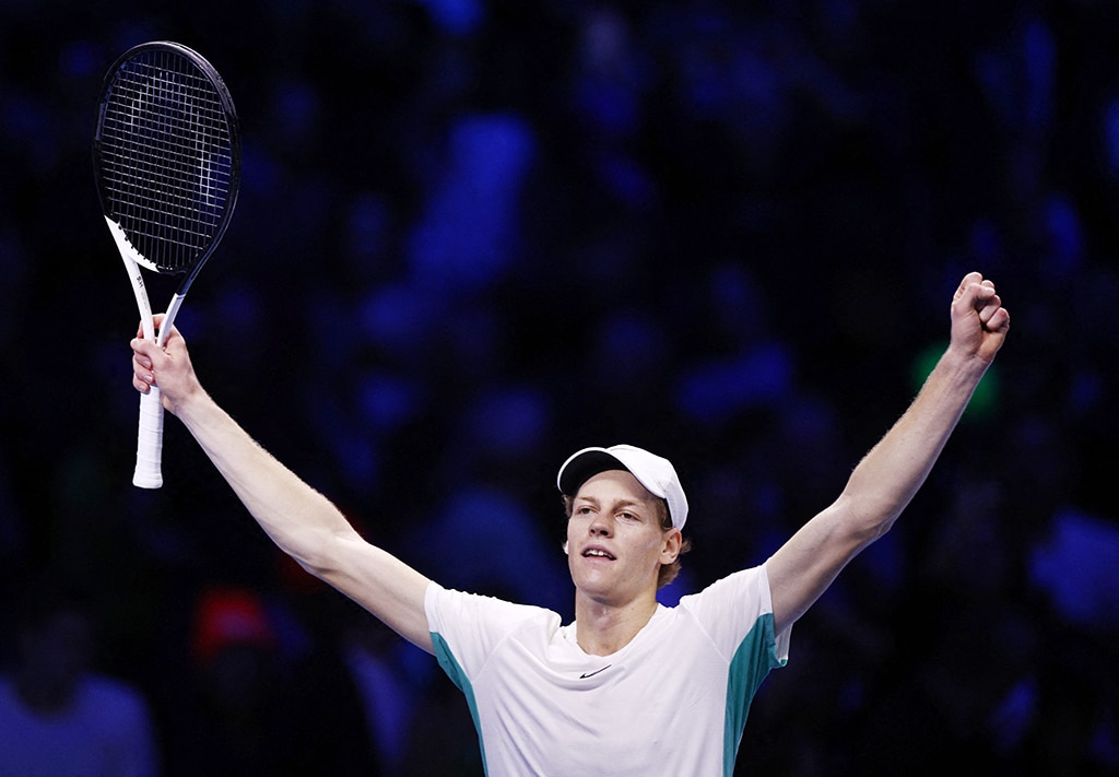 image Sinner thrills Turin crowd with semi-final win over Medvedev