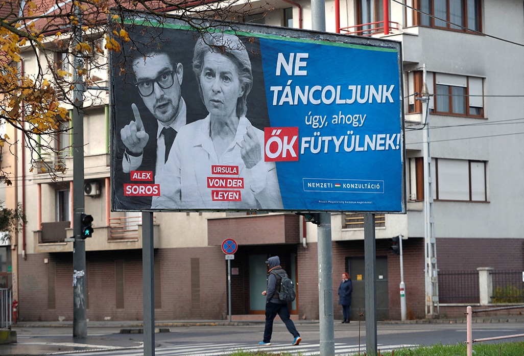image Hungary&#8217;s Orban erects billboards vilifying EU&#8217;s von der Leyen