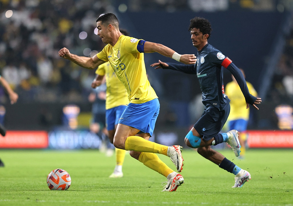 image Ronaldo tells ref to overturn penalty he won in Asian Champions League