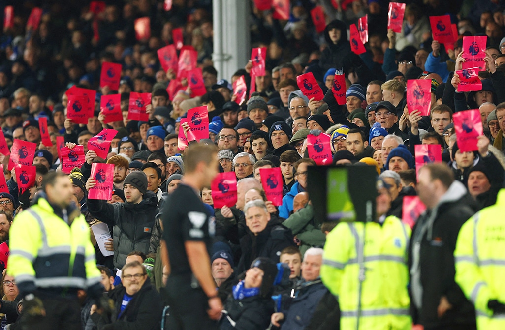 image Pitchside VAR screen a &#8216;farce&#8217;, says Everton&#8217;s Dyche