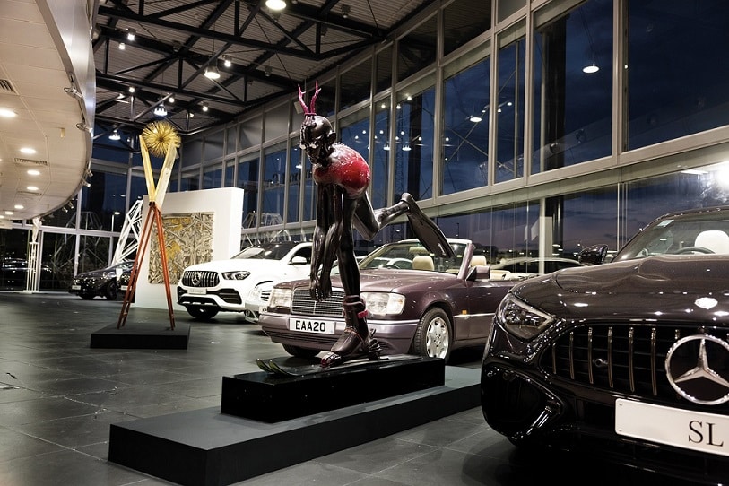 image CiC, Mercedes-Benz mark 70-year tie with art exhibition