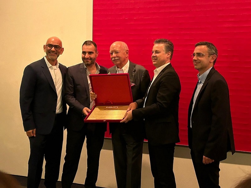 image CTC Automotive honoured for 60 years of HILTI in Cyprus