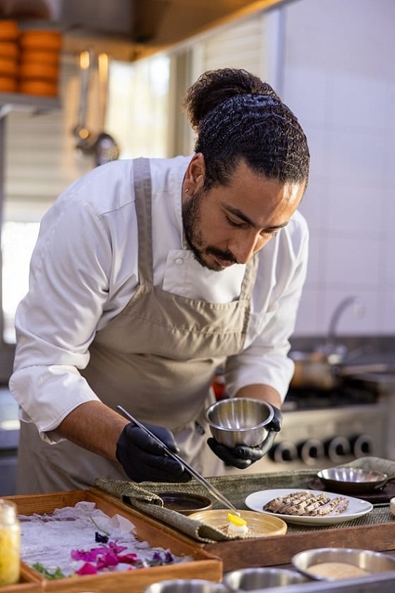 Siblings Evanthia, Stavros and Kyriakos Fokou, who are behind the award-winning restaurant To Patriko, in Tersefanou village