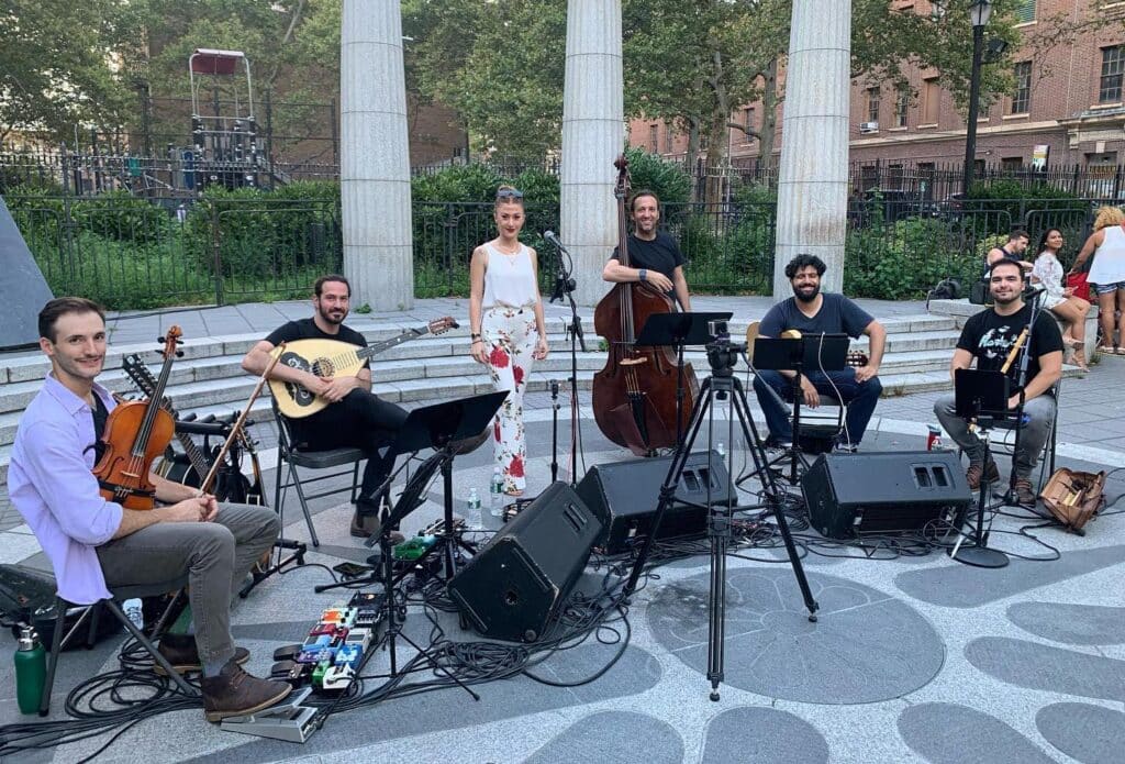 diaspora sounds of cyprus in athens square park