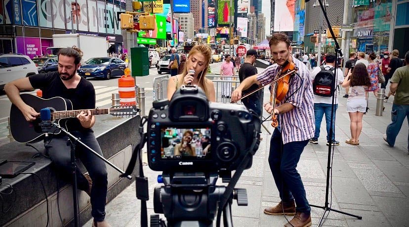 diaspora sounds of cyprus playing in times square