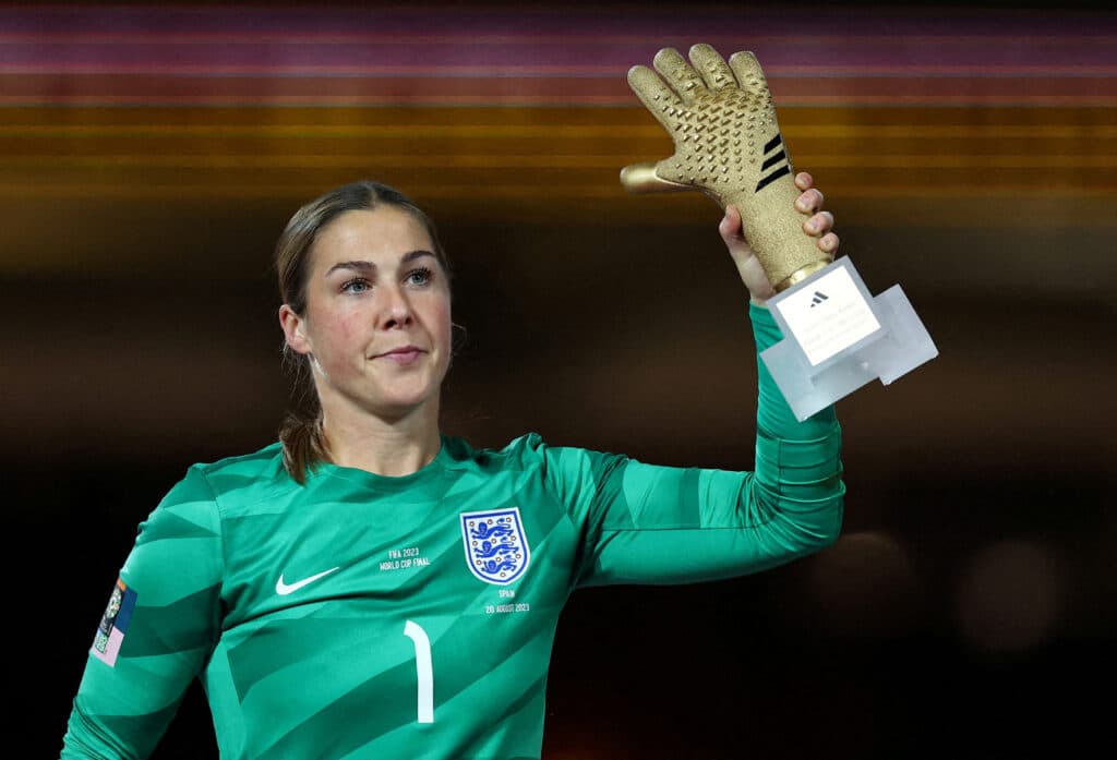 file photo: england goalkeeper mary earps