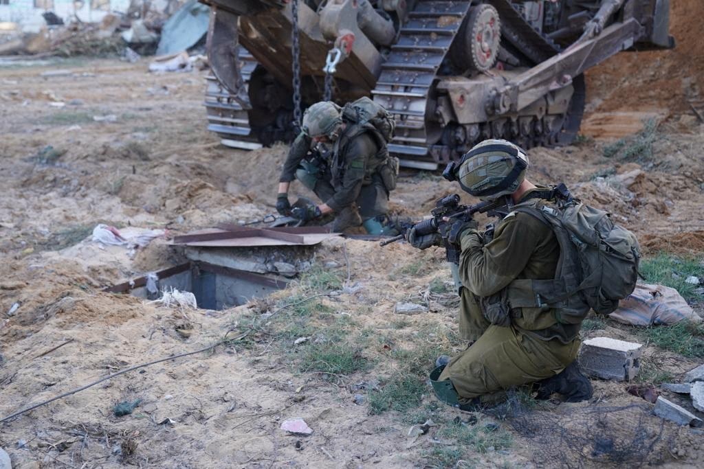israeli army handout image shows ground operation in location given as gaza