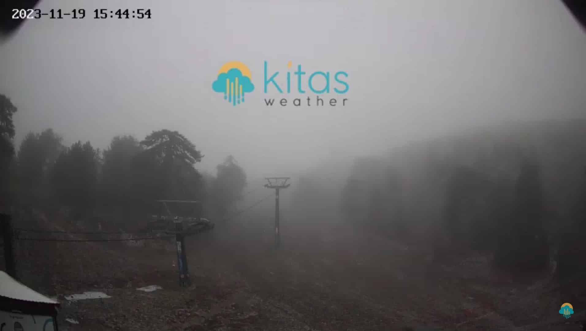 image Snow flurry recorded in Troodos