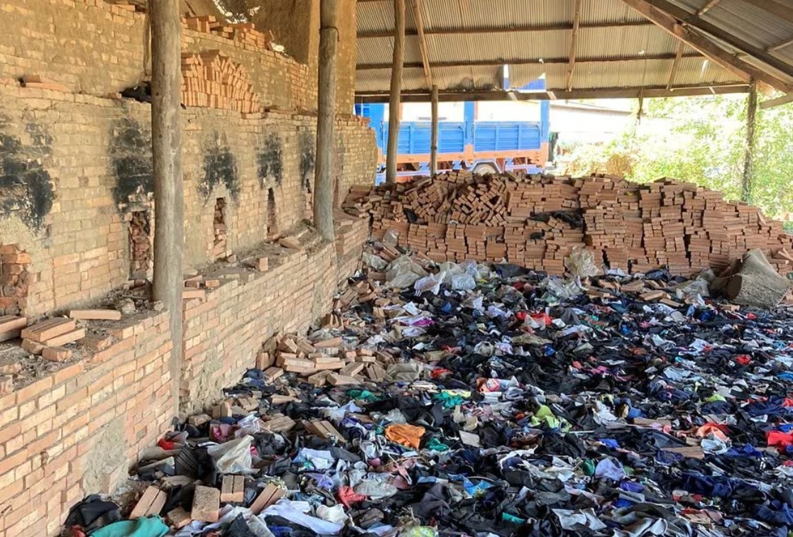 image Waste from Adidas, Walmart, other brands fuelling Cambodia brick kilns