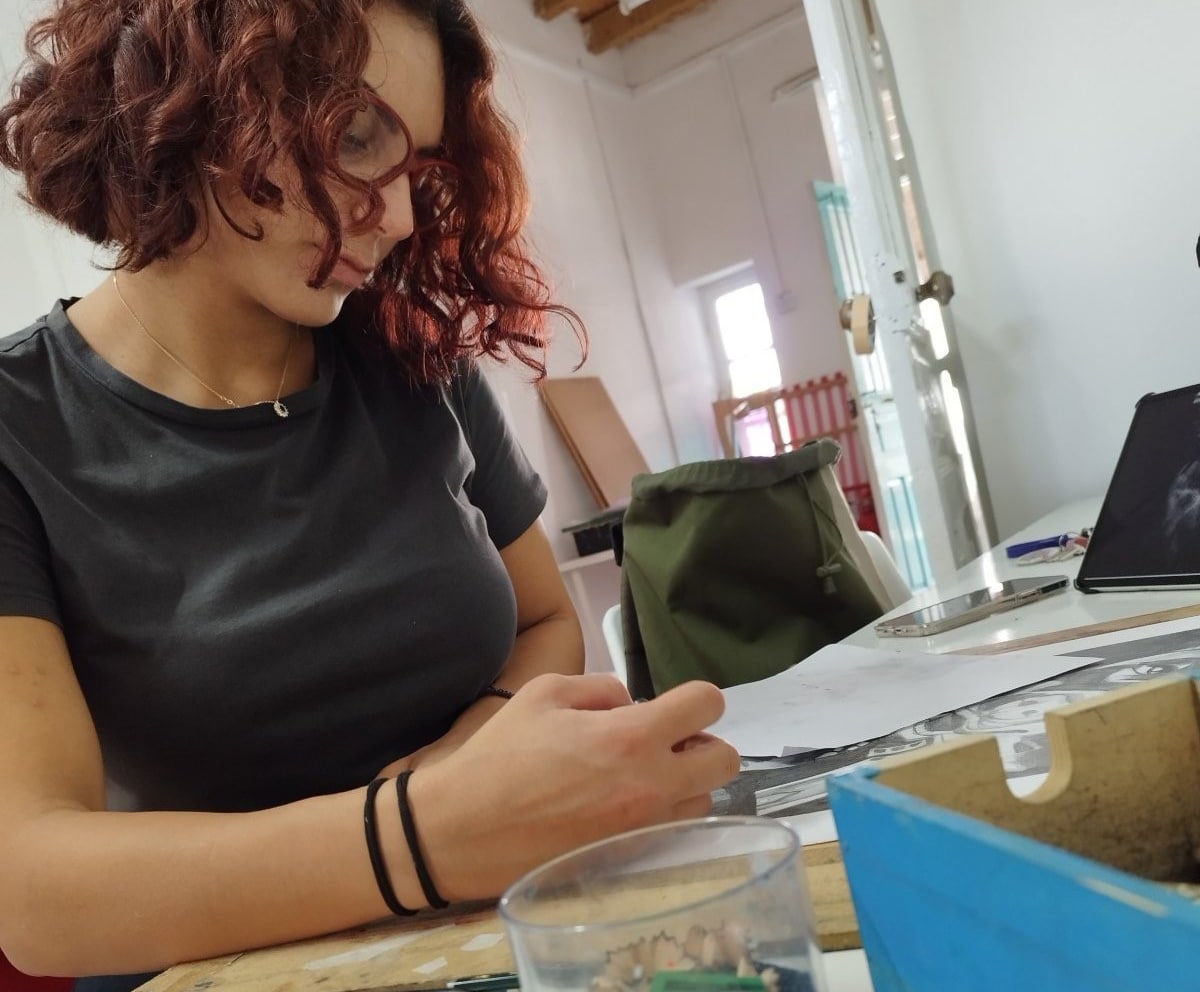 image A minute with Vasilia Klatsia Graphic designer/ artist