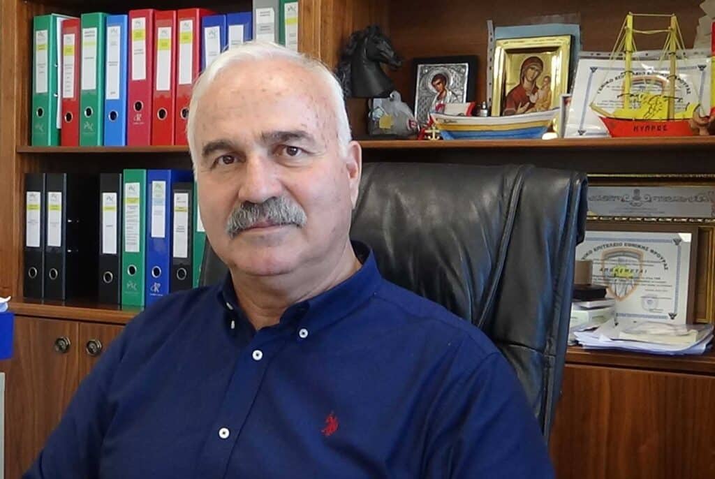 profile in his office