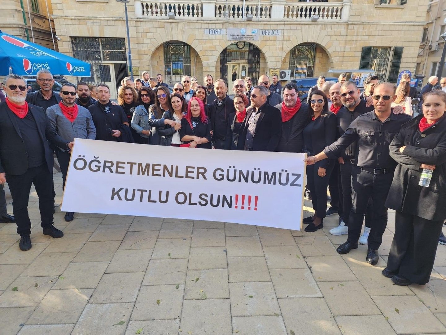 image Turkish Cypriot teachers protest trial for ‘battering police’
