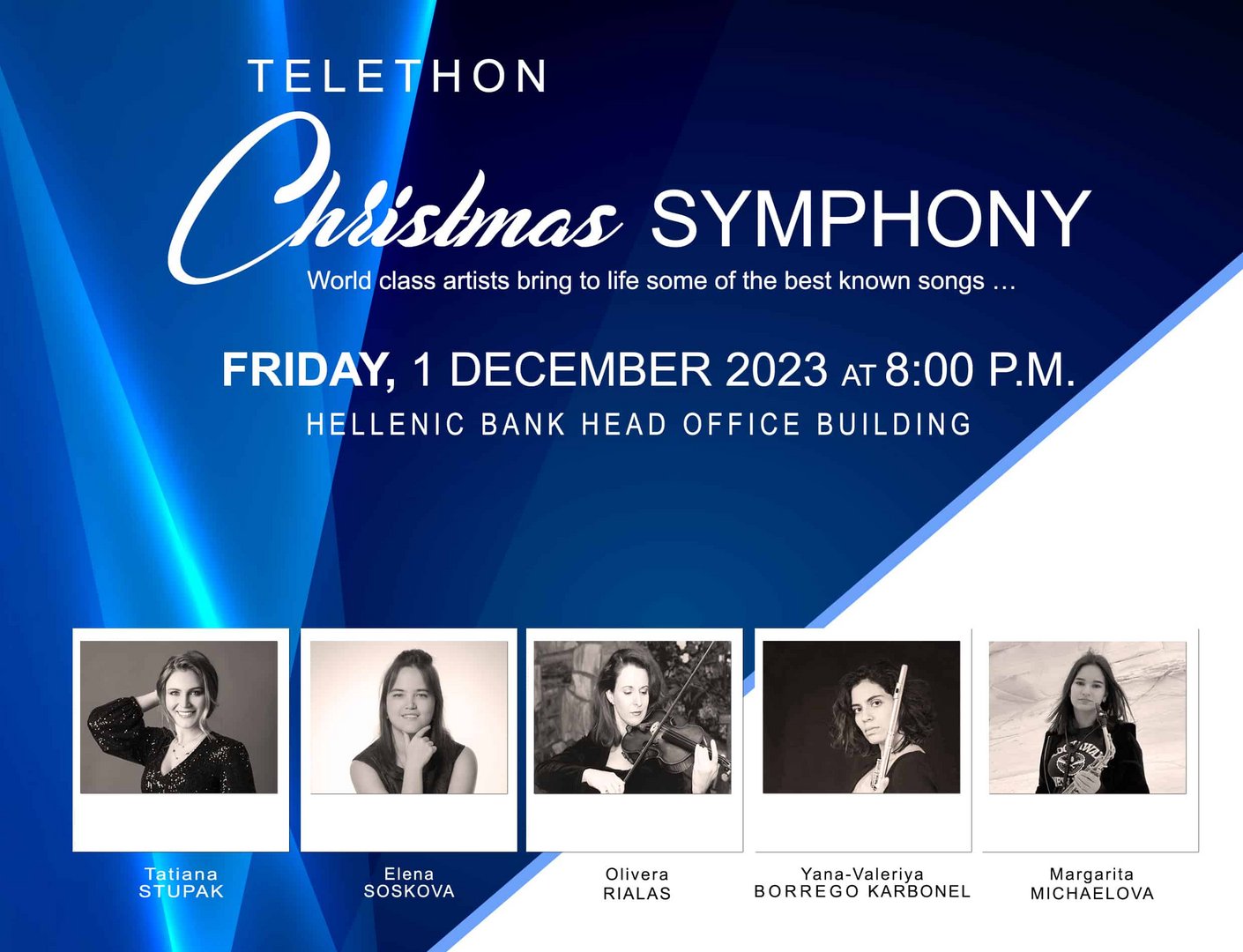 image Telethon and Hellenic Bank join forces for charity concert