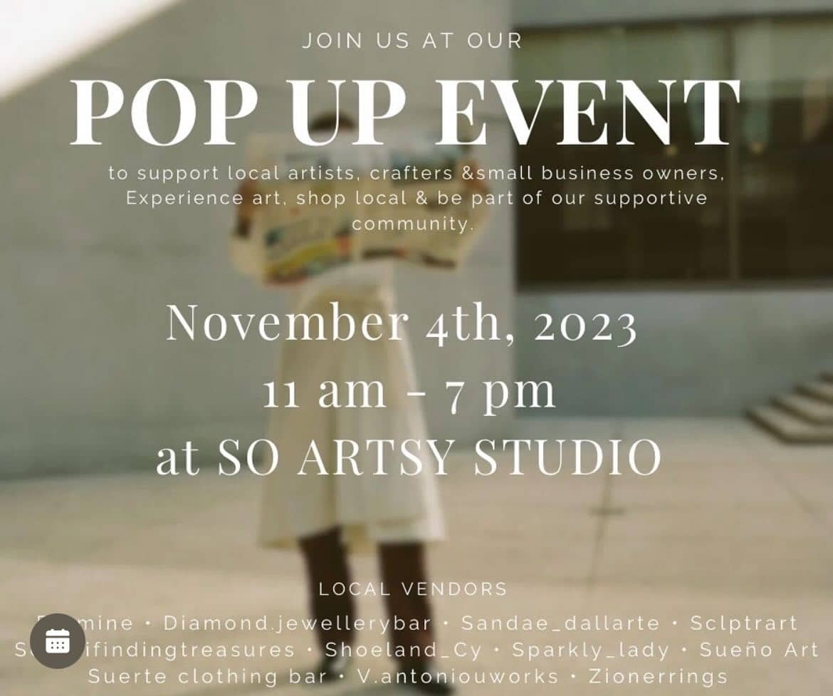 image Pop Up event with 17 local brands
