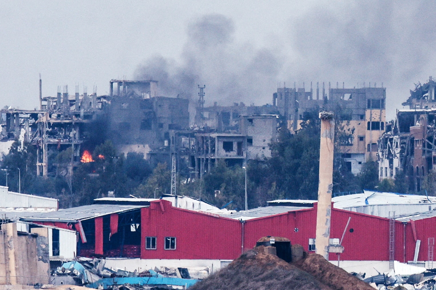 image Israeli airstrikes kill dozens, Gaza officials say, in Christmas bloodshed