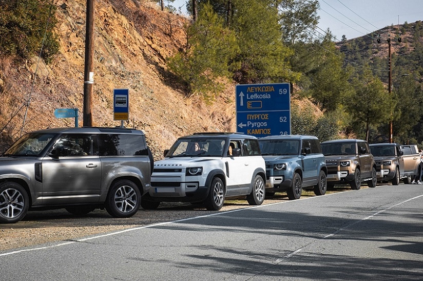Pilakoutas Group hosts thrilling Defender off-road event