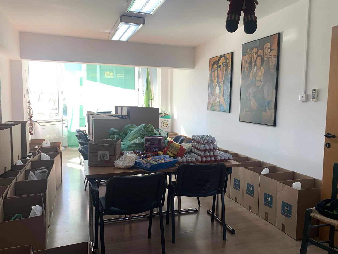 image Greens collect aid parcels for Palestine