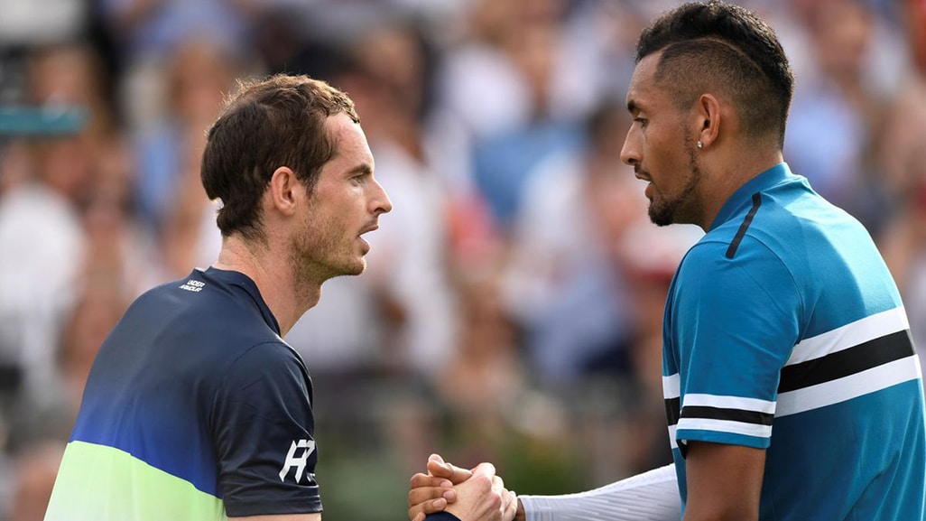 image Kyrgios thanks &#8216;big supporter&#8217; Murray for noticing signs of self-harm