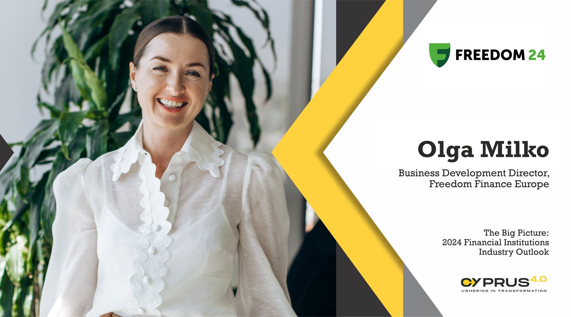 image Olga Milko: Business Development Director, Freedom Finance Europe