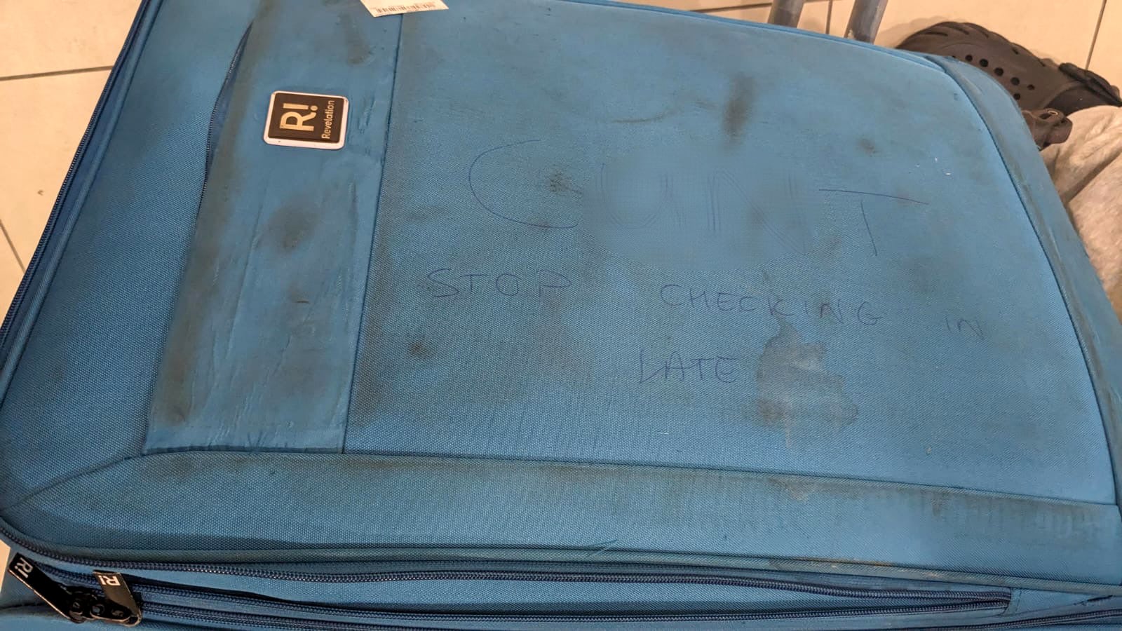 image Airport worker sacked after man lands in Cyprus with ‘c&#8211;t’ written on suitcase
