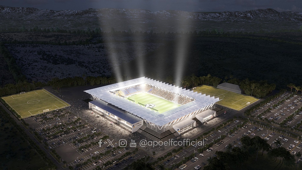 image Apoel unveil new stadium plans