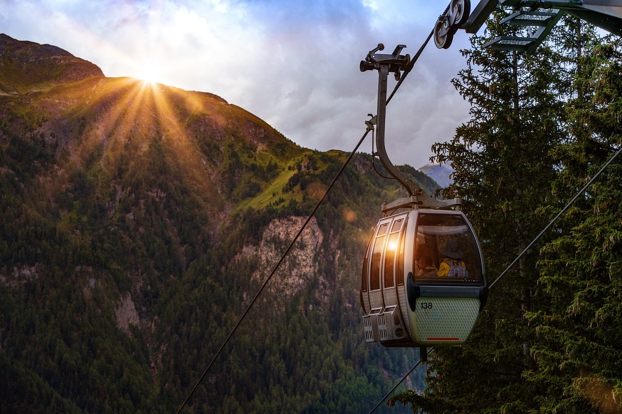 image Plan for cable car lines from Kyrenia to St Hilarion