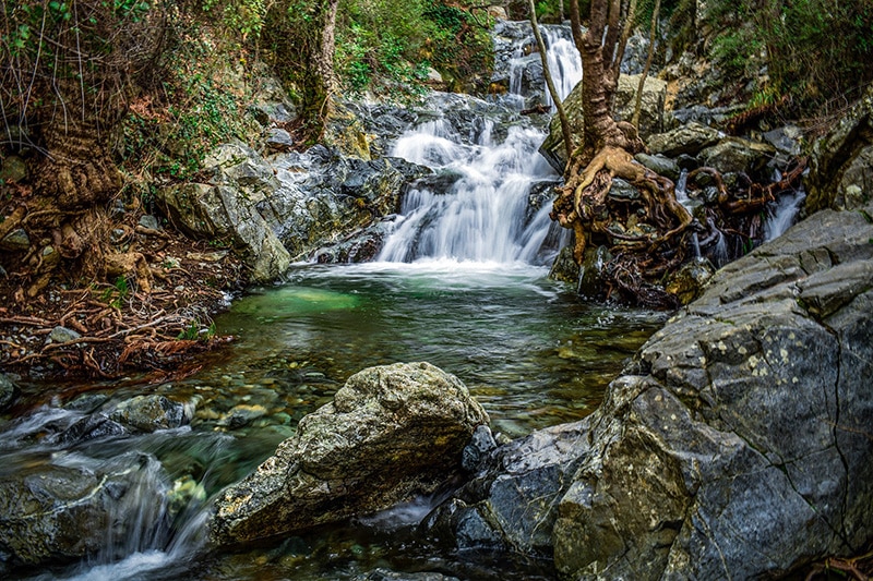 image Thundering falls in the mountains