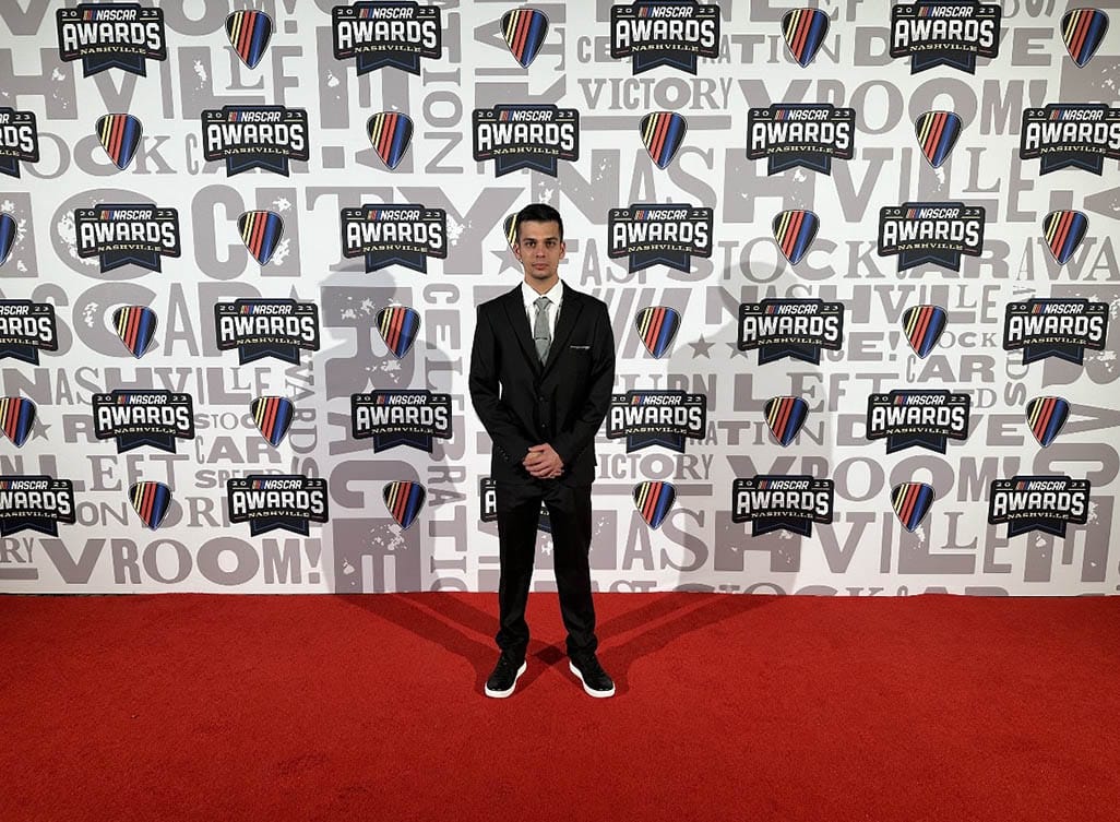 image Tziortzis awarded by NASCAR