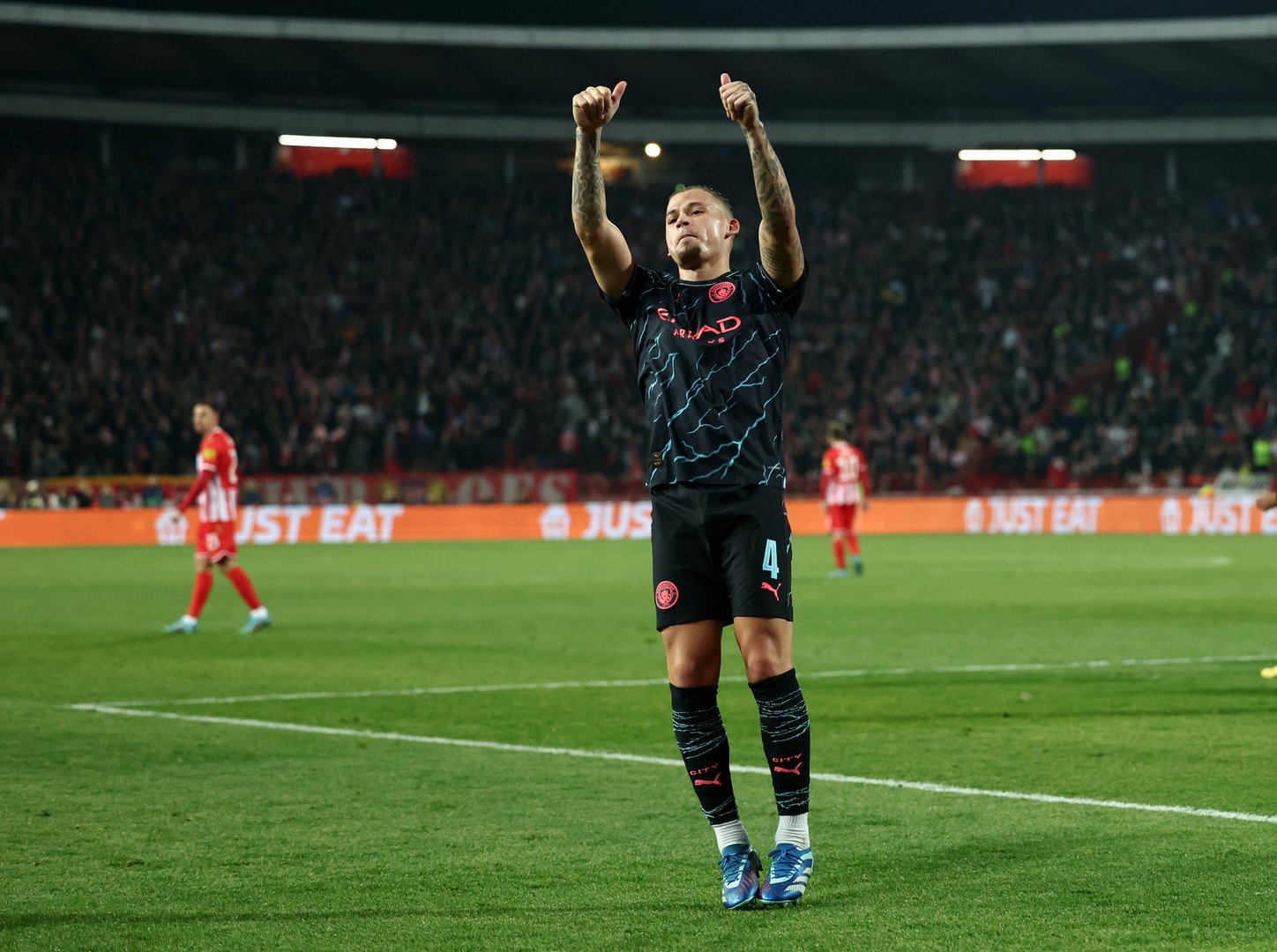 image City beat Red Star Belgrade 3-2 to finish group stage with perfect six wins