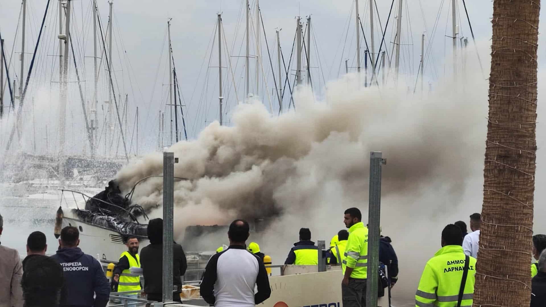 image Larnaca marina fire under control (Updated)