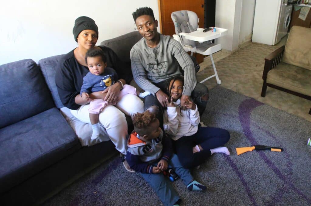 profile the family in their rented accommodation