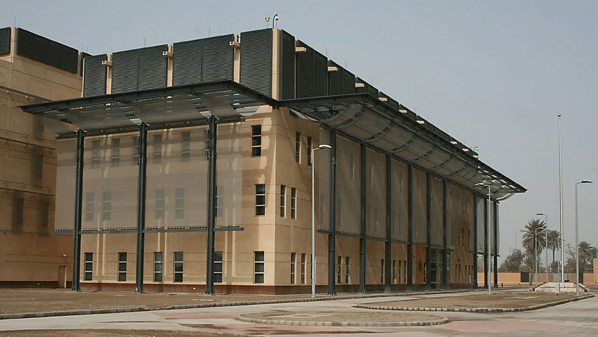 image US embassy in Baghdad attacked with rockets, no casualties