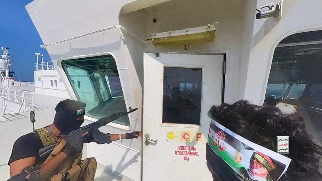 image Indian Navy rescues crew after attack on ship off coast of Yemen
