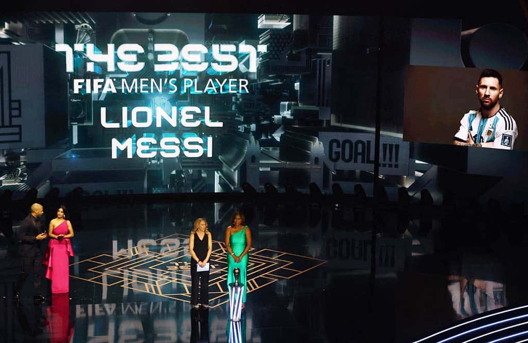 image Messi named FIFA player of 2023