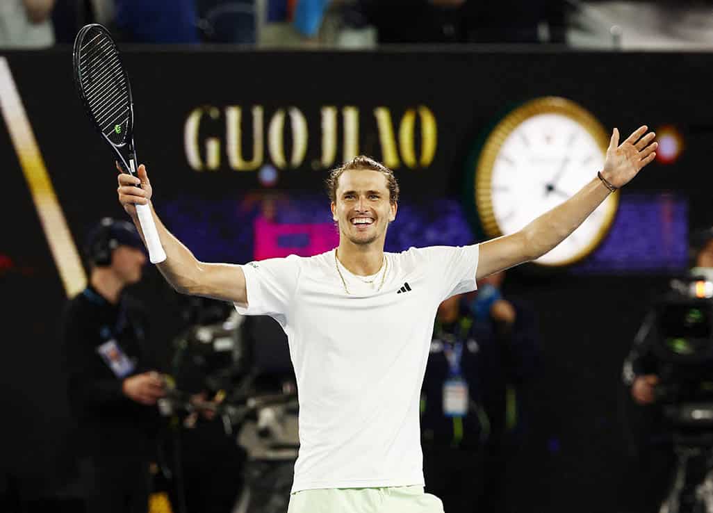 image Zverev stuns Alcaraz to reach Australian Open semi-finals
