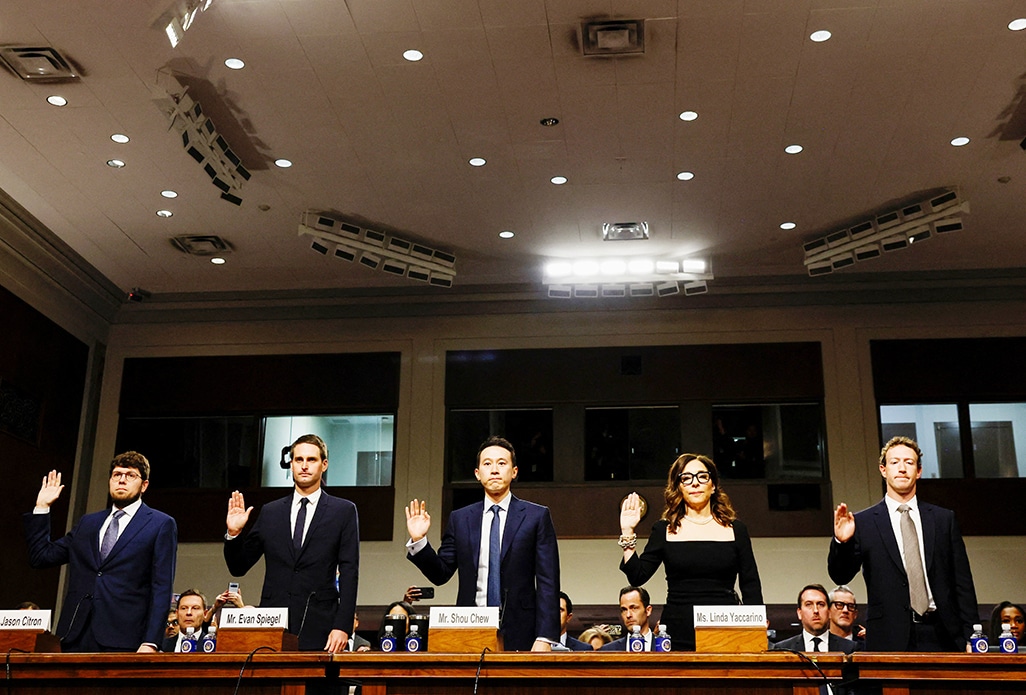 image Tech CEOs grilled by US Senators about child sexual exploitation