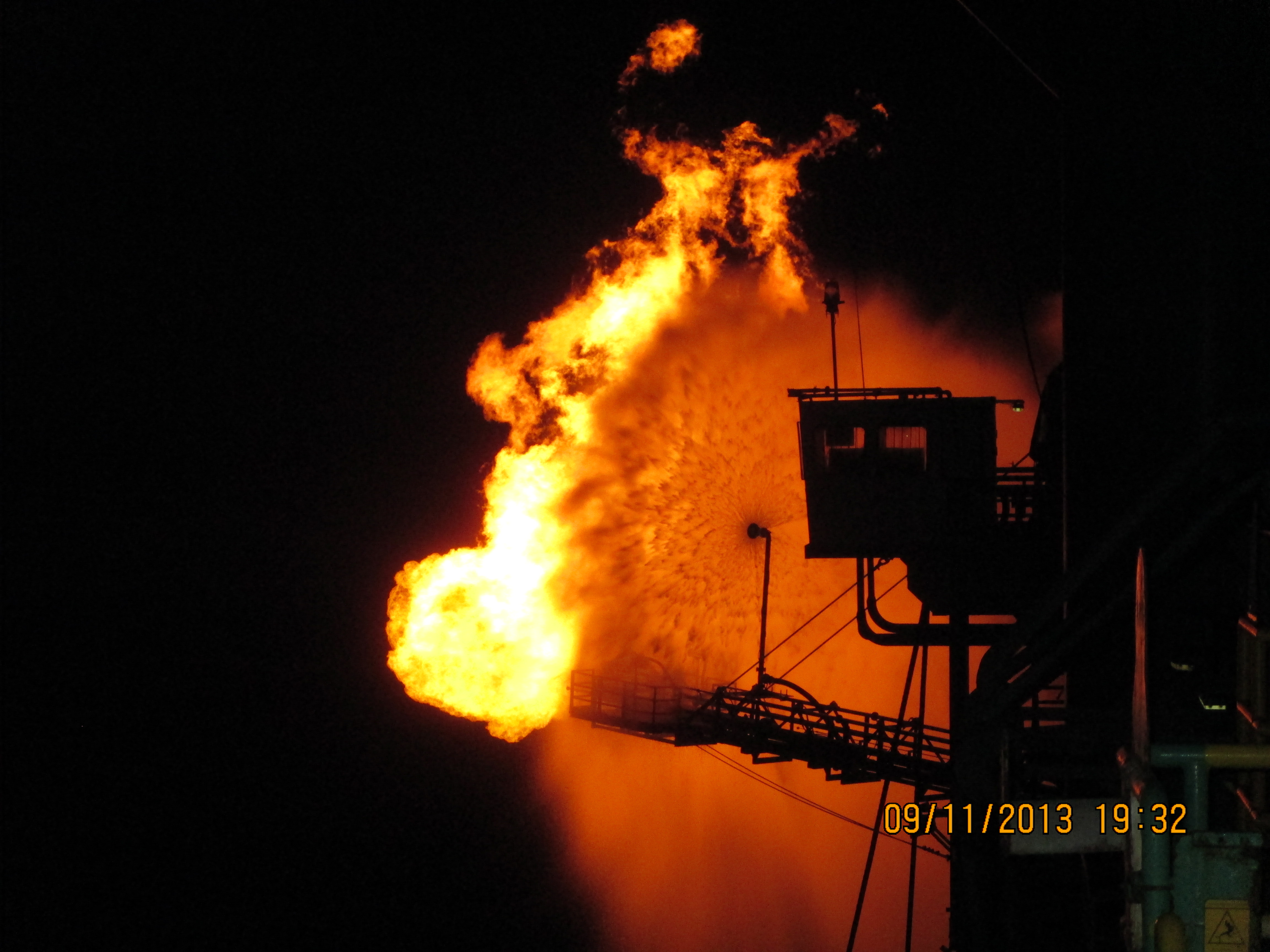 image Flame lit on natural gas found in ‘Kronos 2’