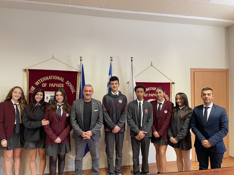 image Cypriot MEP Fourlas visits The International School of Paphos
