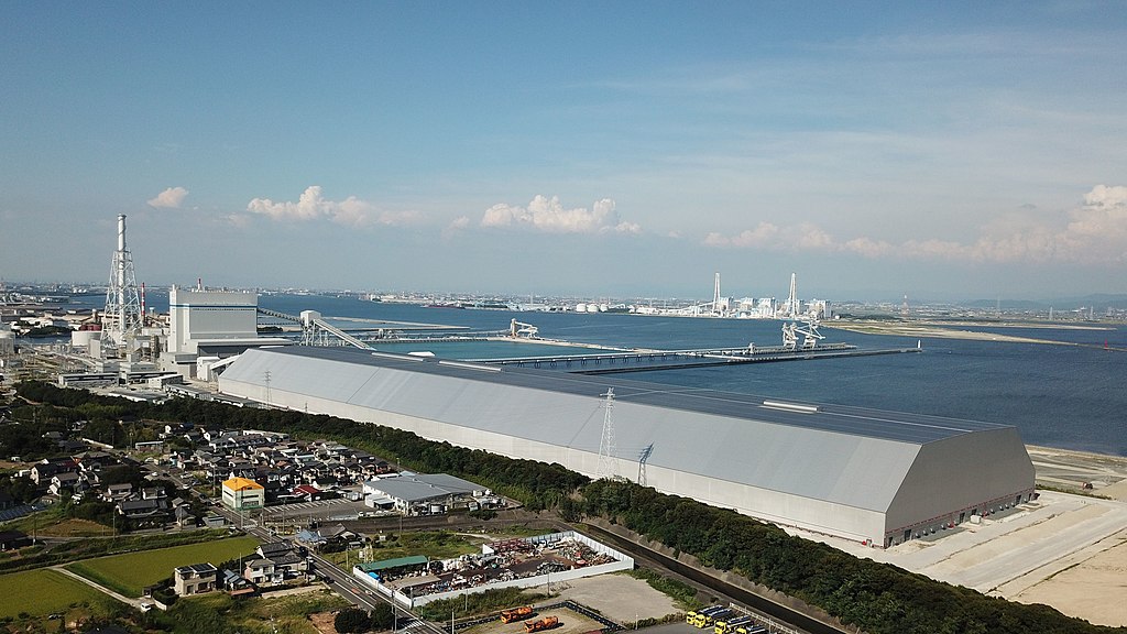image Black smoke rising from Japan thermal power plant after explosion
