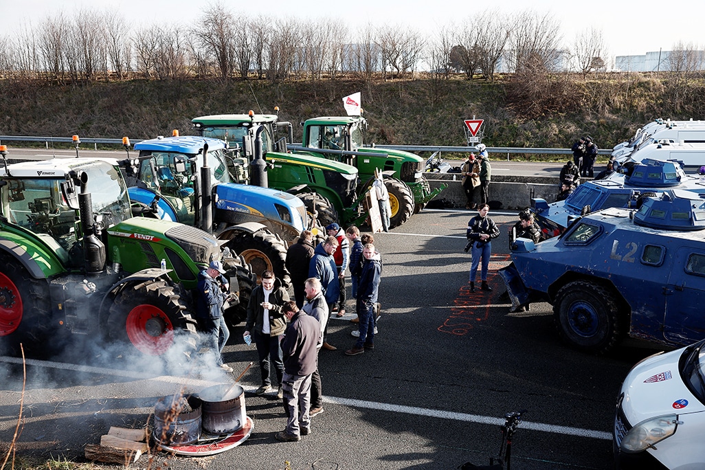 image Farmers in Europe step up protests against rising costs, green rules