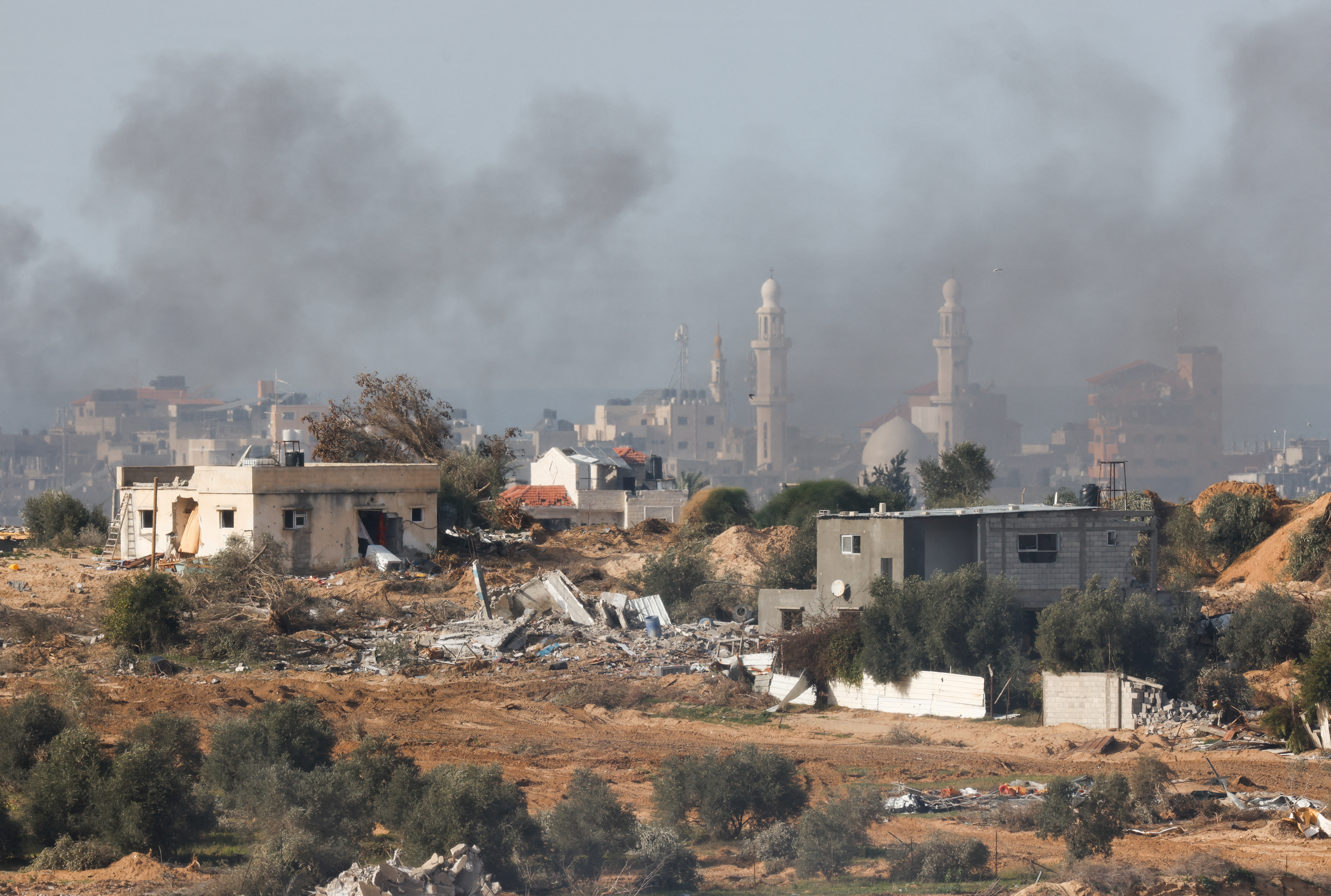 image Israeli drones attack hospital in southern Gaza, Palestinian Red Crescent says