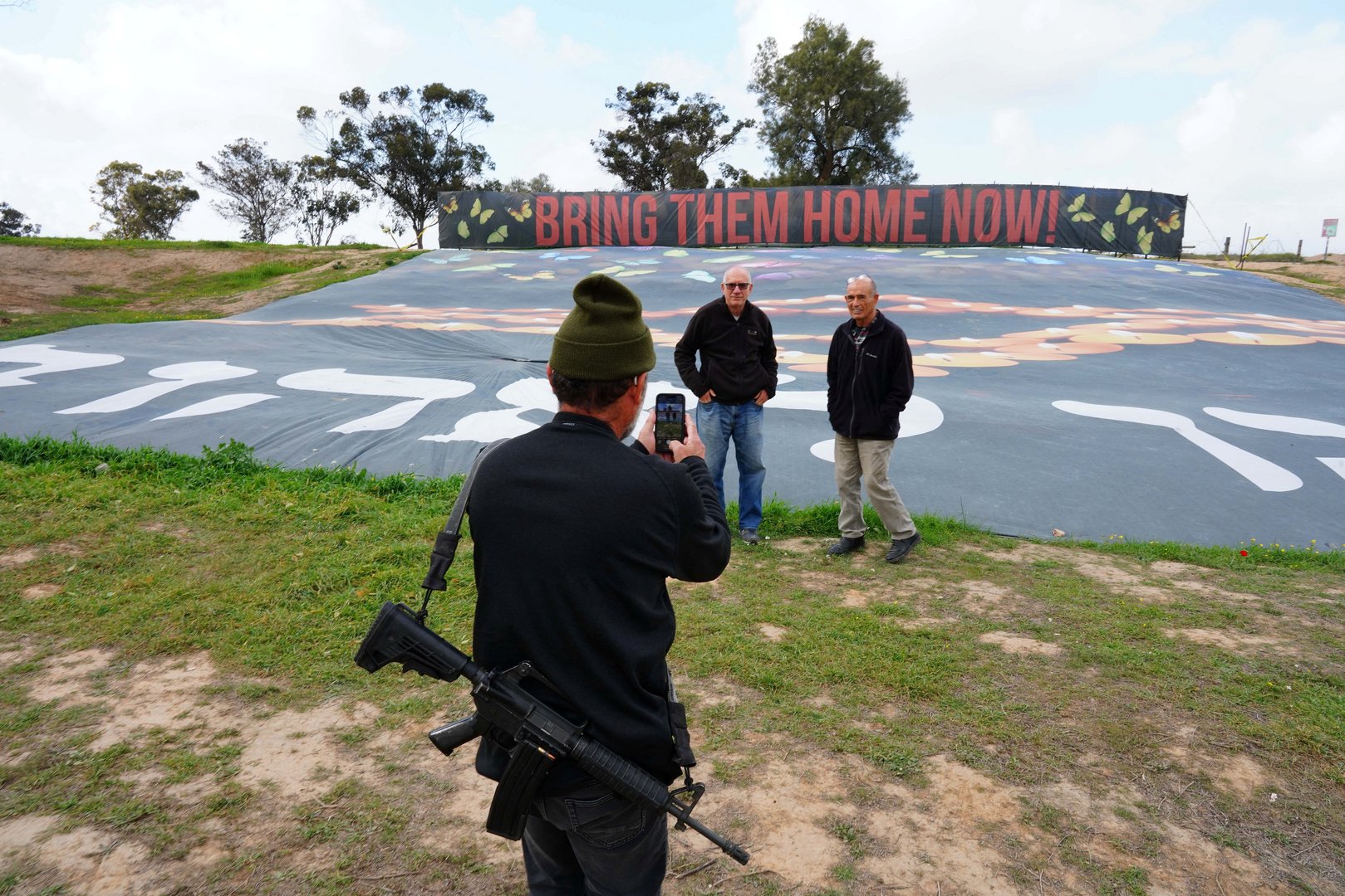 image Israeli rave site hit by Hamas draws tourists