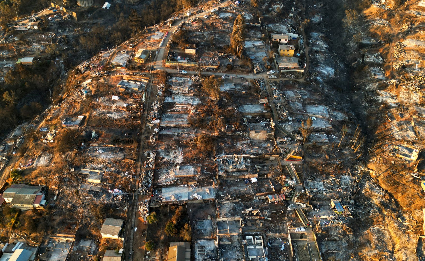 image Forest fires kill 123 in Chile&#8217;s worst disaster since 2010 earthquake